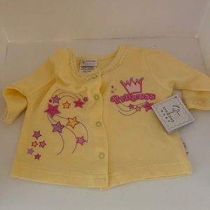 KidZone Baby Yellow Top - 0/3 M